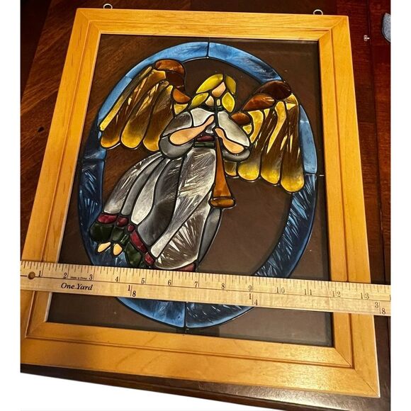 Open windows salida Colorado heavenly angel sun catcher stained glass Christmas - Picture 4 of 8